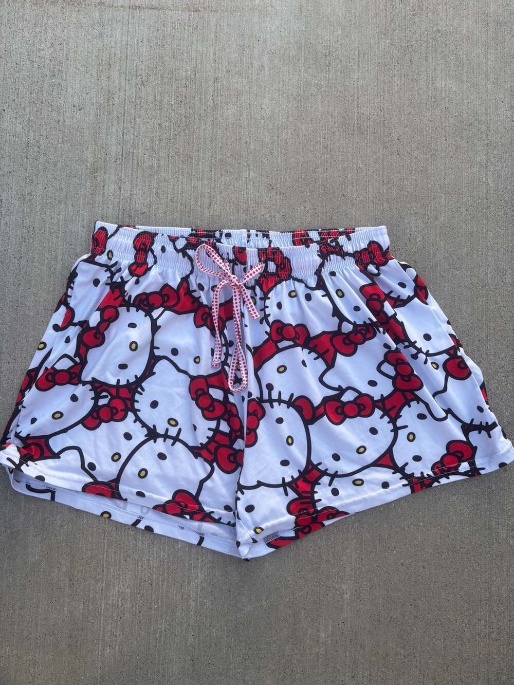 Women’s Hello Kitty by Sanrio All-Over Print Sleep Shorts S/M